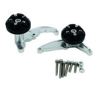 CNC padáky motoru - černé pro CBR 600 RR 07-08 levá a pravá